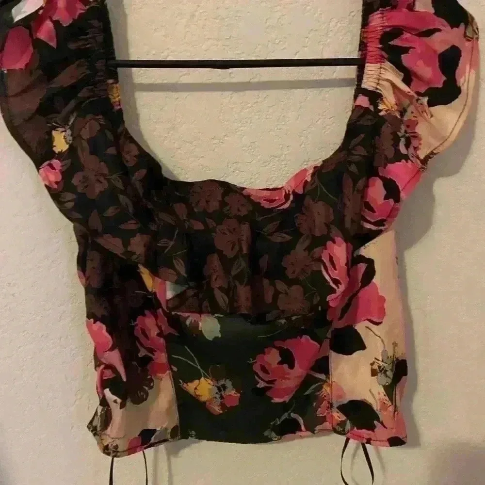 Free People Mimi Off The Shoulder Retro Combo Top Size S